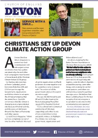 Christians Set up Devon Climate Action Group