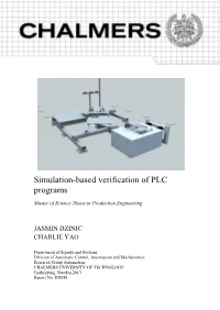 Simulation-Based Verification of PLC Programs