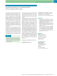 Incidental Drainage of a Periappendicular Abscess During Colonoscopy