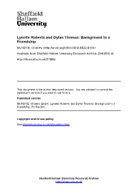 Lynette Roberts and Dylan Thomas