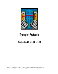 Transport Protocols