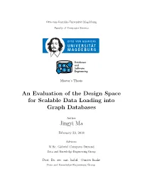 An Evaluation of the Design Space for Scalable Data Loading Into Graph Databases