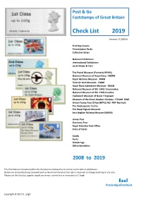 Check List 2019