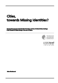 Cities, Towards Missing Identities? Synergy Management Of