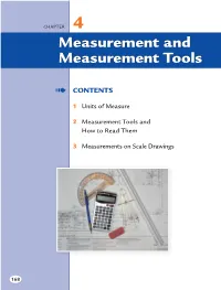 Measurement and Measurement Tools