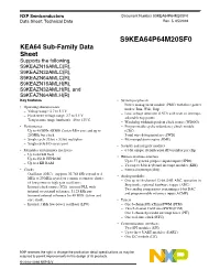 S9KEA64P64M20SF0, KEA64 Sub-Family Data Sheet