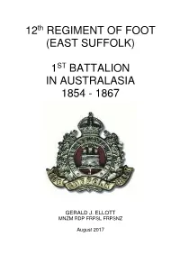 12Th Regiment History