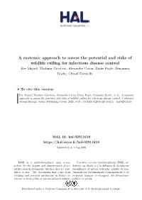A Systemic Approach to Assess the Potential and Risks of Wildlife Culling