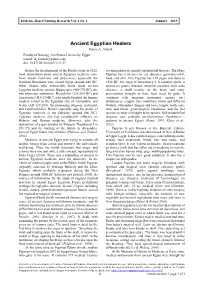 Ancient Egyptian Healers Updates.Edited