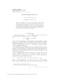 FRAME WAVELET SETS in R §1. Introduction a Collection of Elements