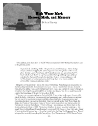 High Water Mark Heroes, Myth, and Memory