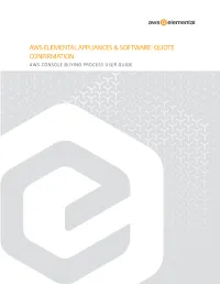 Quote Confirmation Aws Console Buying Process User Guide