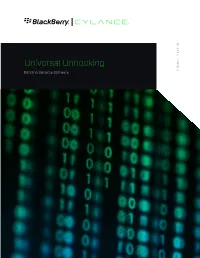 Universal Unhooking