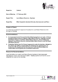 Local Nature Reserves - Byelaws
