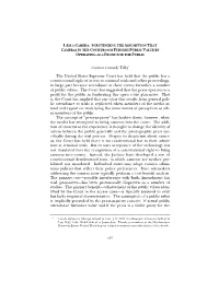 Scrutinizing the Assumption That Cameras in the Courtroom Furnish Public Value by Operating As a Proxy for the Public