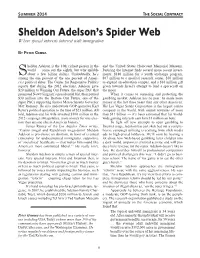 Sheldon Adelson's Spider