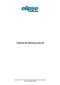Tutorial Do Minicurso Do E3