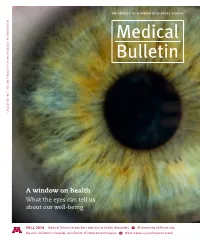 A Window on Health What the Eyes Can Tell Us About Our Well-Being
