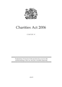 Charities Act 2006