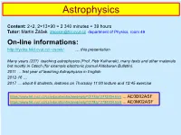 Optical Astronomy Catalogues, Coordinates Visible Objects on the Sky • Stars • Planets • Comets & Asteroids • Nebulae & Galaxies