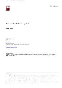 Game-Based Verification and Synthesis