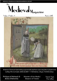 MAGAZINE from MEDIEVALISTS.NET the Medieval Magazine Volume 3 Number 4 March 2, 2017