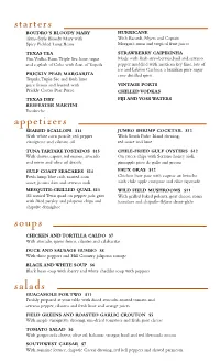 Soups Starters Appetizers Salads