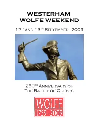 Westerham Wolfe Weekend