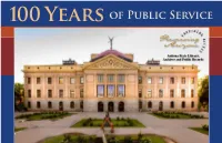 100 Years of Public Service a Message from Our Secretary of State
