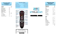 Channel Guide