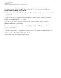 Detecting, Counting and Following the Giants of the Sea: a Review of Monitoring Methods for Aquatic Megavertebrates in the Caribbean