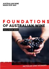Foundations of Australian Wine