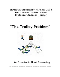 Trolley Problem Word Edit