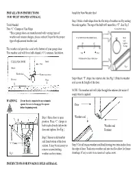 “BULB” SHAPED ASTRAGAL Tools Needed: Two