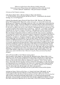 Information on Pre-Urban Hymns and Evaluations of Those Who Have Tried to Write “Metrical” Translations—With Good and Poor Examples