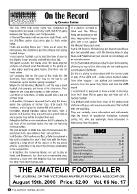 On the Record by Cameron Noakes