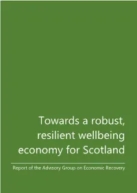 Towards a Robust, Resilient Wellbeing Economy for Scotland