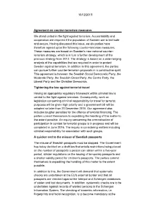 Agreement on Counter-Terrorism Measures
