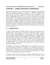 Consultation and Coordination