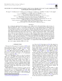 Discovery of a Millisecond Pulsar in the 5.4 Day Binary 3Fgl J1417.5–4402: Observing the Late Phase of Pulsar Recycling F