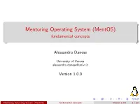 (Mentos) Fundamental Concepts