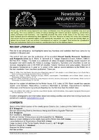 Newsletter 2 JANUARY 2007