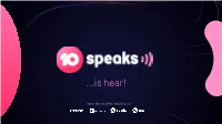 10 Speaks Podcasts Have Had Over 1,000,000* Listens…