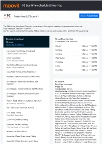 93 Bus Time Schedule & Line Route