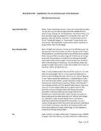 Full Transcript of the Conversation