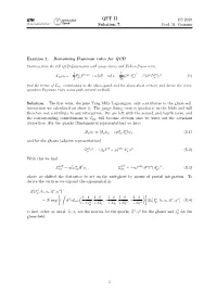 QFT II Solution 7