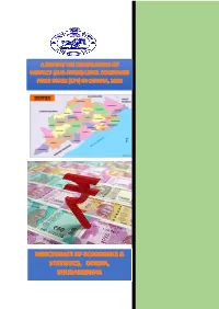 (Sub-State) Level Consumer Price Index (CPI) in Odisha, 2020
