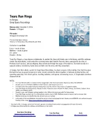 Tears Run Rings in Surges Deep Space Recordings