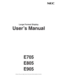User's Manual