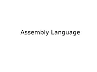 Assembly Language